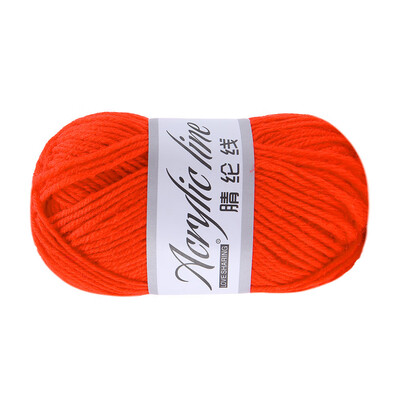 

Toponeto 50g Chunky Wool Roving Scarf Knit Wool Yarn Thickness Warm Hat Household A