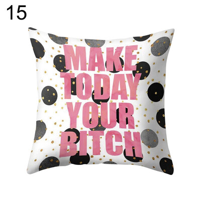 

Elephant Colorful Geometric Pillow Case Waist Throw Cushion Cover Home Decor