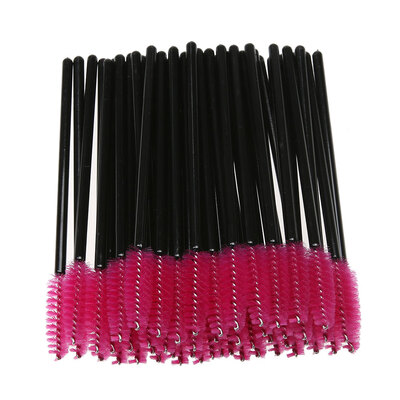 

50PCS Disposable Eyelash Brush Mascara Wands Applicator Spoolers Makeup
