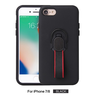 

Magnetic Car Mount Case Apple iPhone 7 7 8 Plus Phone Ring Holder Cover iPhone 8 7 8 Hybrid Stand Bumper Case