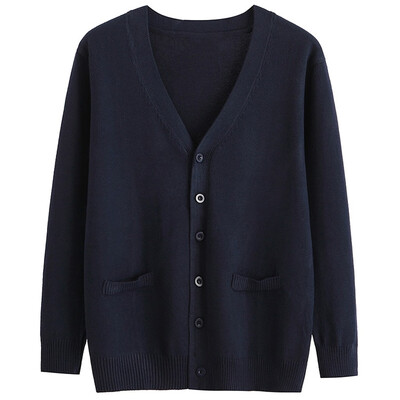 

Tailored Fashion Women Cardigan Sweater Campus Style Top Long Sleeve Blouse Loose Coat