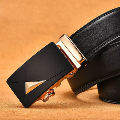 

New Mens Alloy Buckle Belts Leather Automatic Buckle Male Business Belts Casual Fashion Man Brand Belts