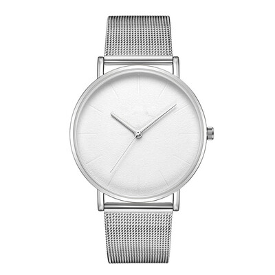 

RM Lady Women Watch Mesh Band Stainless Steel Analog Quartz Wristwatch Minimalist