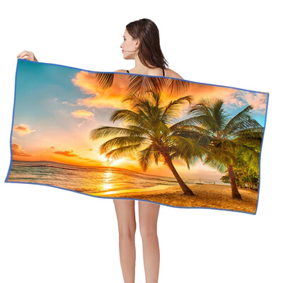 

Quick Drying Beach Towel 80x160cm Light Weight Microfiber Bath Towel Gym Travel Sauna Yoga Mat Outdoor Blanket Towel Anti Sand