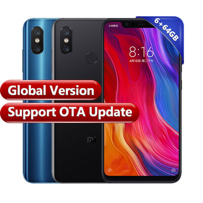 

Global Version Original Xiaomi Mi 8 6GB 64GB Mobile Phone Mi 8 621 AMOLED Display Snapdrag 845 Octa Dual 120MP200MP