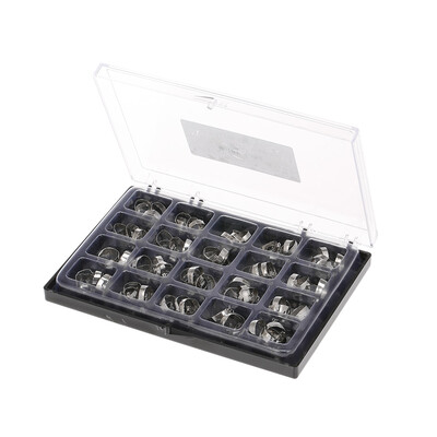 

Pack of 80PCS Orthodontic Bands with Buccal Tube for Straight Wire Appliance Roth MBT Bands Dental Lab Supplies
