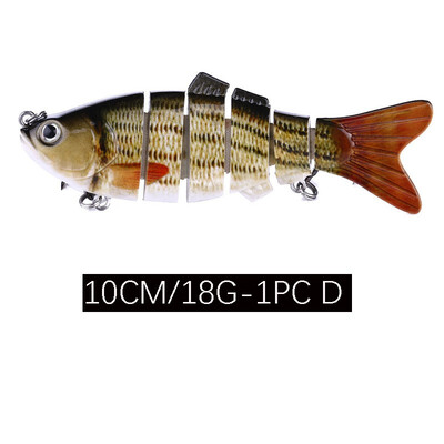 

VISSEN 1PCS 18g 10cm Fishing Cranks Lure Artificial Crankbait Hard Topwater Trolling Wobblers Mini Fishing Lure Swim Tackle