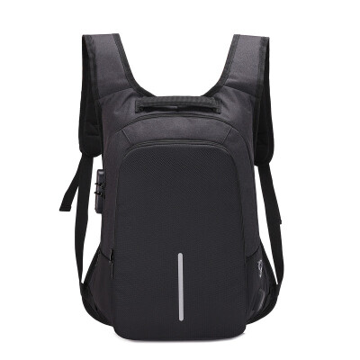 

Mens backpack wear-resistant Oxford cloth simple laptop bag gift