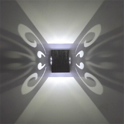 

〖Follure〗Led Butterfly Background Wall Lamp Lamp Bedside Bedroom Study Modern Minimalist