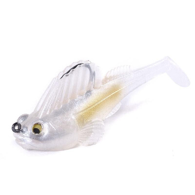 

7cm 14g Fishing Lure Lead Head Artificial Soft Bait with Tail