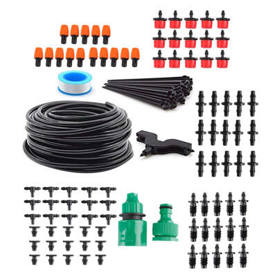 

DIY 47 Hose Drip Irrigation System Garden Automatic Watering Plant Kits