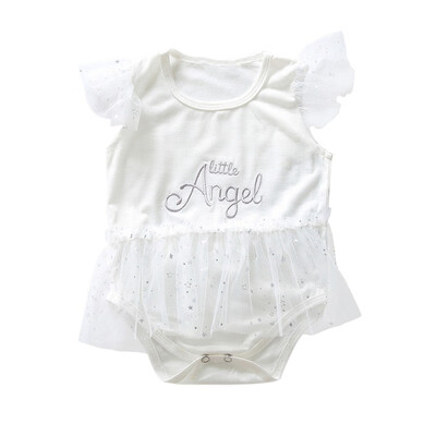 

Bodysuits Short Sleeve Cotton Cute Lace Shorts Ruffles Summer Clothing Newborn Infant Baby Girls Clothes Sets for 0-24M