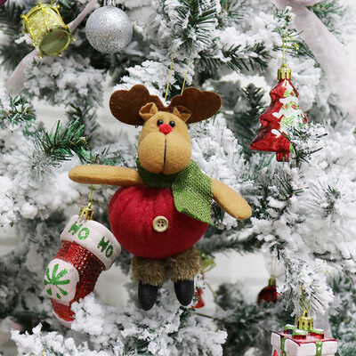 

Tailored Christmas Ornament Santa Snowman Reindeer Toy Doll Hang Party Decoration