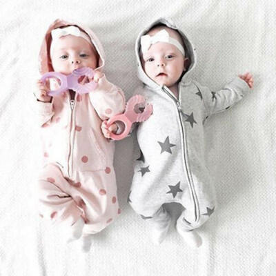 

Newborn Infant Baby Boy Girl Warm Romper Jumpsuit Hooded Bodysuit Clothes Outfit