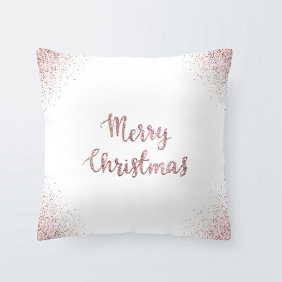

1Pc 4545cm Rose Gold Cushion Cover Light Pink Pillowcase Home Decoration