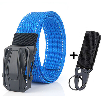 

High Quality Military Equipment Canvas Belt For Men Tactical Designer Jeans Belt Nylon Strap Sports Car Design Buckle Waist Belt