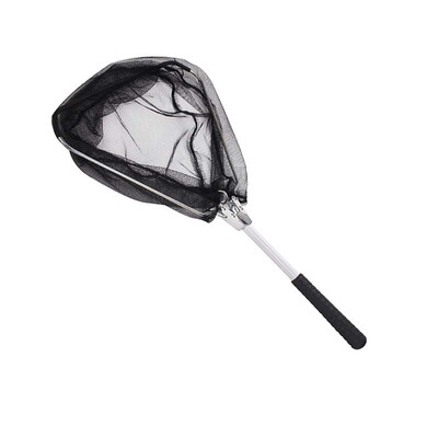 

Triangle Folding Fishing Net Mesh Aluminum Alloy Mini Portable Single Section