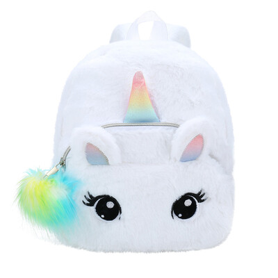 

Tailored Fashion Women Childrens Plush Student Waterproof Capacity Backpack Travel Bag