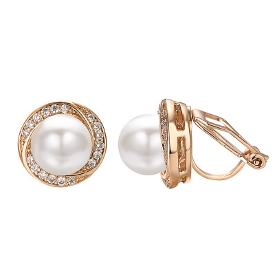 

Yoursfs Clip on Pearl Earrings for Women Simple Round Faux Freshwater Pearl Earrinsg