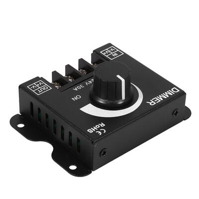

Greensen 12V-24V 30A Led Switch Dimmer Controller Manual Operation for Strip Light Single Color Led Strip DimmerStrip Led Dimmer