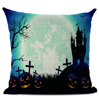 

Halloween Multi Designs Decorative Throw Pillow Cover Square Pillow Case With Zipper for Home Bar Halloween Hot Selling Supplies