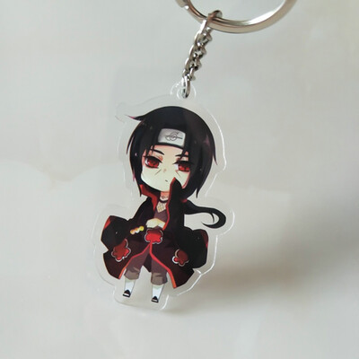 

Anime Naruto Uchiha Sasuke Keychain Acrylic Key Ring Gift