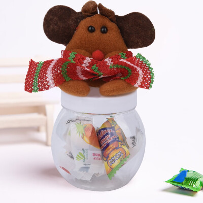 

〖Follure〗Santa Claus Snowman Elk Christmas Candy Packaging Christmas Candy Jar A