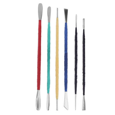 

6pcs Stainless Steel Sculpture Knife Pottery Carving Tool Set Clay Shapers