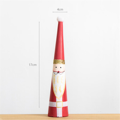 

Tailored Creative Wooden Santa Claus Christmas Xmas Decoration Kids Gift Ornament Toy