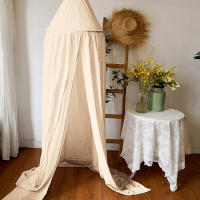 

Toponeto Baby Bed Canopy Bedcover Round Mosquito Net Curtain Bedd
