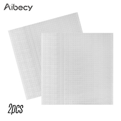 

Aibecy 2pcs 310310mm Heated Bed Foam Foil Insulation Cotton Self-Adhesive Hot Bed Heat Insulation Mat Sticker for Creality CR-10