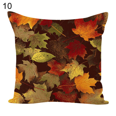 

Maple Leaves Square Throw Pillow Case Cushion Cover Home Sofa Bed Car Decor