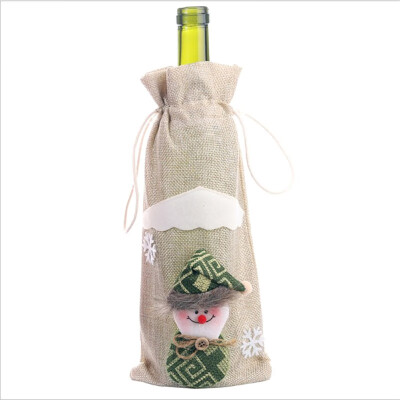 

Fashion High Quality Wine Bottle Cover Bag Christmas Banquet Decorations Wine Bottle Accessory