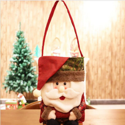 

Christmas Gifts Bag Cute Santan Shape Candy Gift Storage Bag christmas stockings decorations for home santa sacks