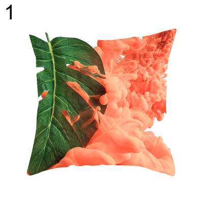 

Flower Monstera Leaf Throw Pillow Case Cushion Cover Sofa Bed Car Office Decor