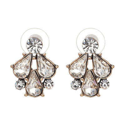 

2019 New Arrival Acrylic Opal Stone Stud Earrings for Women Personality Insect Shape Statement Fashion Jewelry J50065