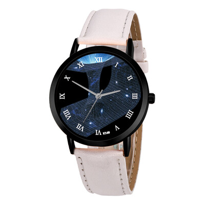 

Best Selling Women Watches Unique Creative Dial Ladies Quartz Wristwatch Solid Color Leather Strap Clock Relojes Para Mujer