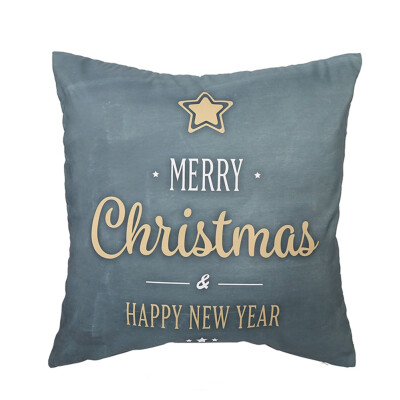 

2020 New Christmas Tree Deer Pillowcase Home Decor Car Sofa Cushion Cover Christmas Decor 45X45Cm