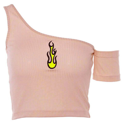

Starmoon Women Tank Top Reflective Bralet Buckle Tube Top Vest T-shirt BKL