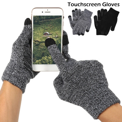 

Autumn&Winter Warm Gloves Non-slip Outdoor Sports Motorcycle Knitting Gloves Windproof Touch Screen Gloves