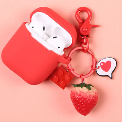 

Cute Cartoon Series Unicorn Pig Strawberry Silicone Protective Skin Case Anti Drop Protective Cover No headset No Box
