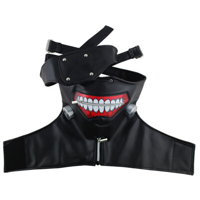 

Tokyo Ghoul 3D Japan Anime Cosplay Masks Eye Patch Halloween Adjustable Zipper Mask Party masque Mask