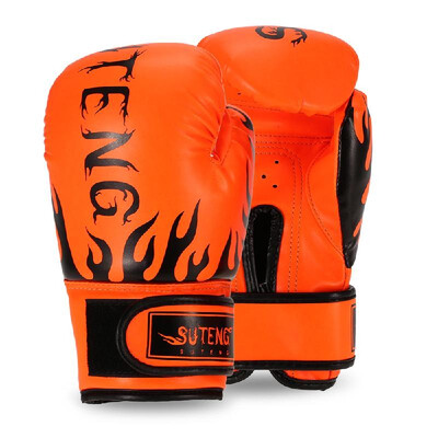 

Boxing Gloves for Children Breathable Safety Kickboxing Training Leather Gloves for Child