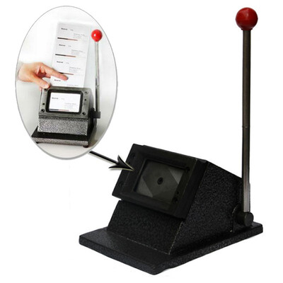 

Ktaxon Portable PVC ID Badge Business Card Silter & Credit Card Cutting Machine Manual Die Cutter Black
