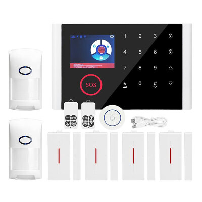 

CS108 WiFiGSMGPRS 3 IN 1 Network Intelligent Voice Home Alarm System 433MHz Home Secure Door Bell SmartAlertor
