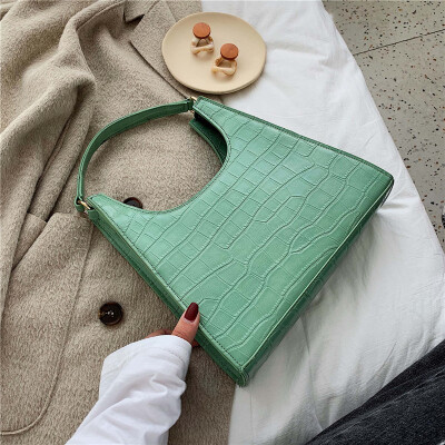 

Small bag female new Korean version of the stone pattern small square bag fashion simple shoulder Messenger bag tide