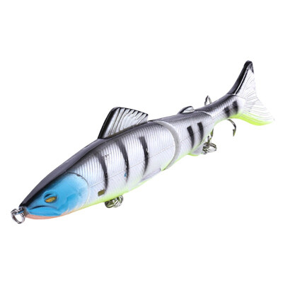 

1Pcslot 3D eyes Fishing Lure Pencil Hard Bait 130mm 18g Artificial Bait Multi Jointed Sections Wobblers Pesca Fish Tackle