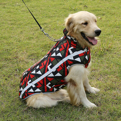 

Gobestart Pet Dog Puppy T-shirt Dog Clothes Camouflage Keep Warm Windproof Jacket