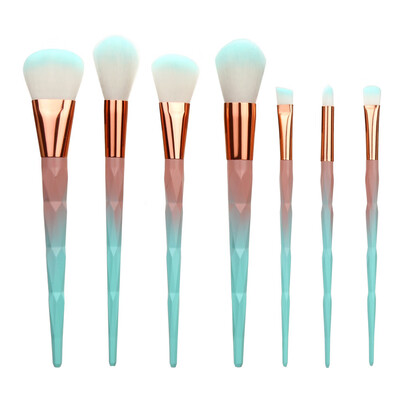 

Toponeto 7Pcs Pro Makeup Cosmetic Brushes Set Powder Foundation Eyeshadow Lip Brush
