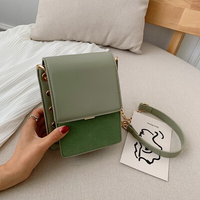 

On the new small bag 2019 new tide Korean style shoulder bag fashion Joker slung chain small square bag